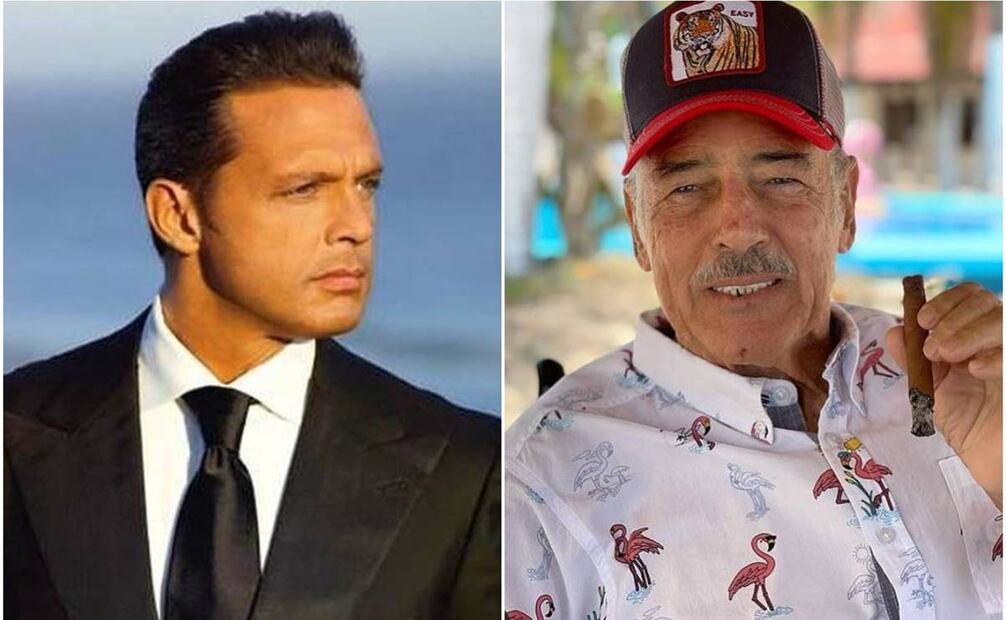 Luis Miguel y Andrés García. Fotos: Capturas tomadas de Instagram @lmxlm y @andresgarciatvoficial