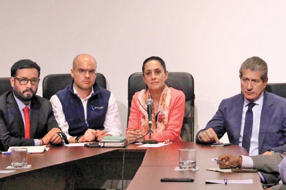 Explicación. Los sismos en el poniente de la Ciudad son por fallas geológicas que existen en esta franja volcánica, afirma Claudia Sheinbaum. Foto: ESPECIAL