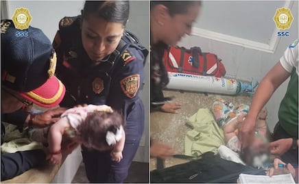 VIDEO: Policía reanima a bebé que se asfixiaba en la estación Merced del Metro CDMX