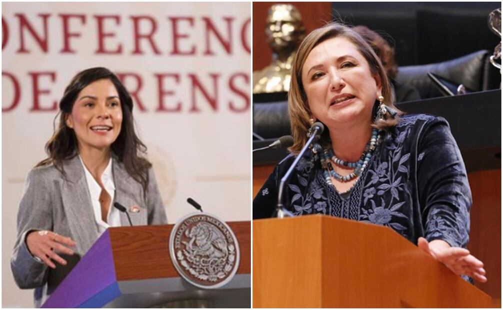 Liz Vilchis y Xóchitl Gálvez. Foto: Archivo/EL UNIVERSAL