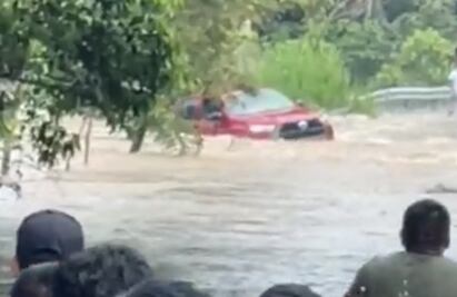 Por lluvias intensas se desbordan ríos de la Selva Lacandona en Chiapas VIDEOS