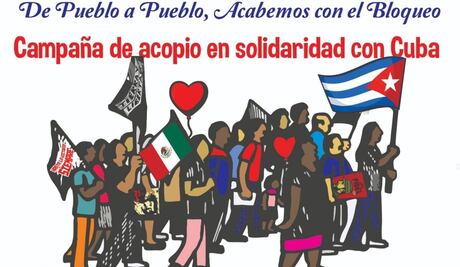 Invea difunde campaña de acopio para Cuba en el Zócalo
