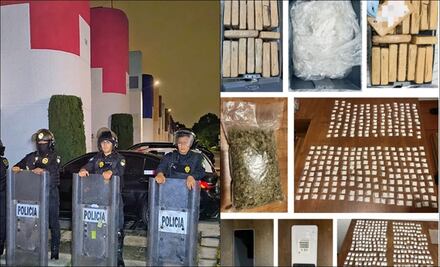 Decomisan metanfetamina y cocaína en cateos en Tlalpan y Coyoacán; droga tiene un valor superior a los 12 mdp