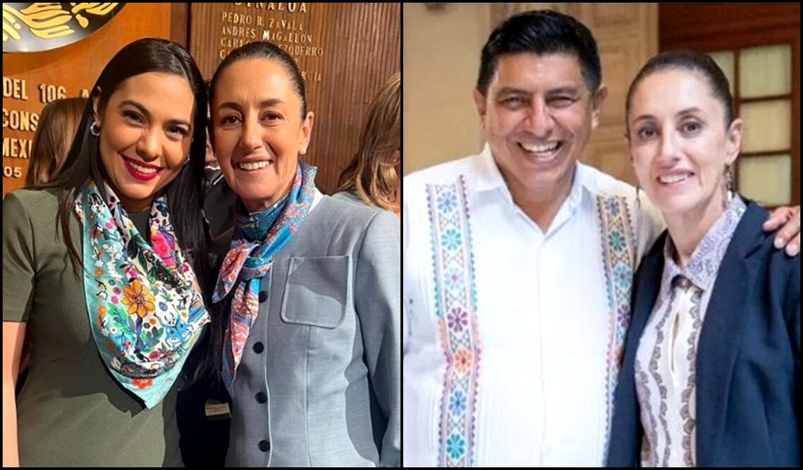 Gobernadores como Indira Vizcaíno, de Colima y Salomón Jara, de Oaxaca, mostraron su apoyo a las aspiraciones presidenciales de Claudia Sheinbaum