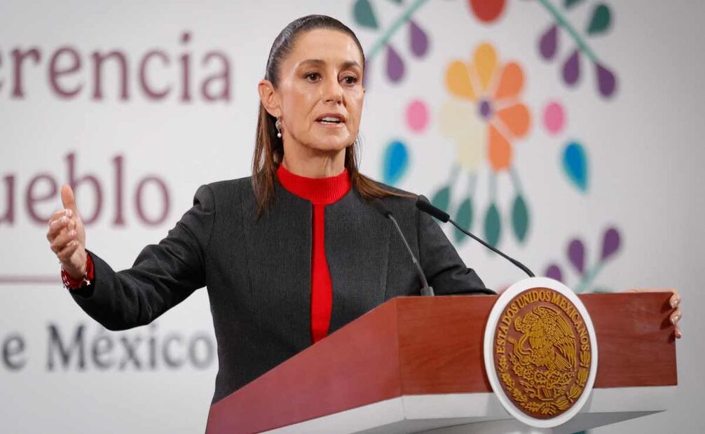 La presidenta Sheinbaum Pardo informó que se reportan dos mexicanos más como desaparecidos ante las inundaciones y fuertes lluvias registradas en Texas, Estados Unidos. Foto: Diego Simón / EL UNIVERSAL