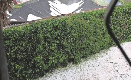Granizada y lluvia deja caos vial en el Valle de México