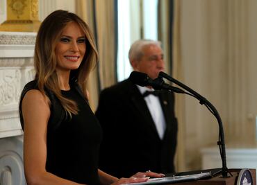 Melania Trump encabeza su primer evento como primera dama