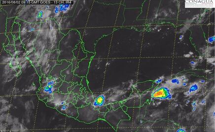 Canales de baja presión mantendrán lluvias en gran parte del país