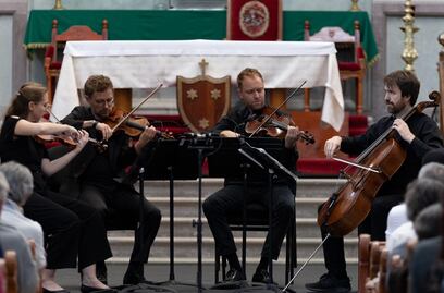 El carnaval sagrado e interior de Lutosławski Quartet en el Festival Cervantino