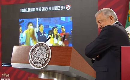 AMLO se ríe de candidata del PRD que se confunde con el PRI en mitin