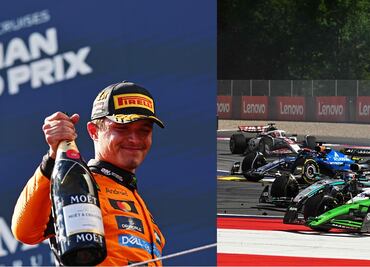 Lando Norris conquista el Gran Premio de Austria; Max Verstappen sufre un choque y queda fuera