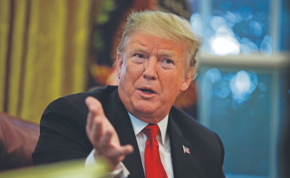 Trump denunció que CBS emitió diferentes respuestas a una misma pregunta en '60 Minutes'. Foto: de EVAN VUCCI. AP