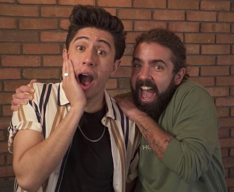 Javier Ibarreche y Daniel Sosa mantenían una amistad cercana. Foto: Instagram