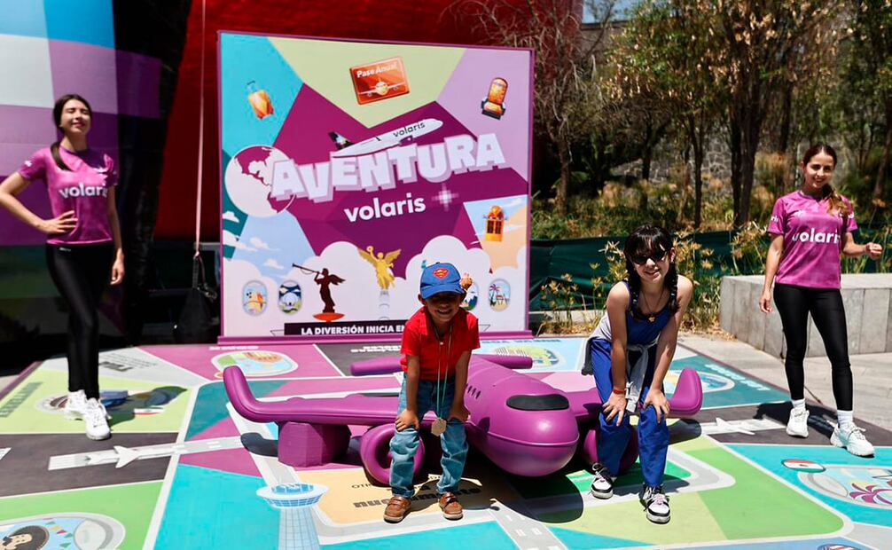 Visita "Aventura Volaris" en el Papalote Museo del Niño y aprende sobre aviación mientras juegas un divertido juego de tablero. Foto: Berenice Fregoso EL UNIVERSAL