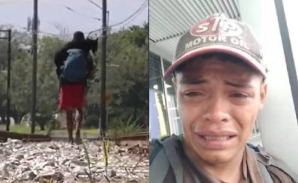 Amílcar Jaimes y su perro Niño Foto: Fuerza Informativa Azteca