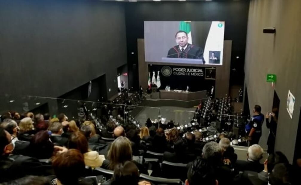 Rafael Guerra rinde su Tercer Informe ante el Tribunal Superior de Justicia de la Ciudad de México 
