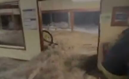 VIDEO: Fuertes olas destrozan base militar estadounidense en las Islas Marshall