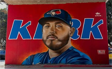 Alejandro Kirk es homenajeado en su natal Tijuana con un impresionante mural; el mexicano es un estelar de los Blue Jays