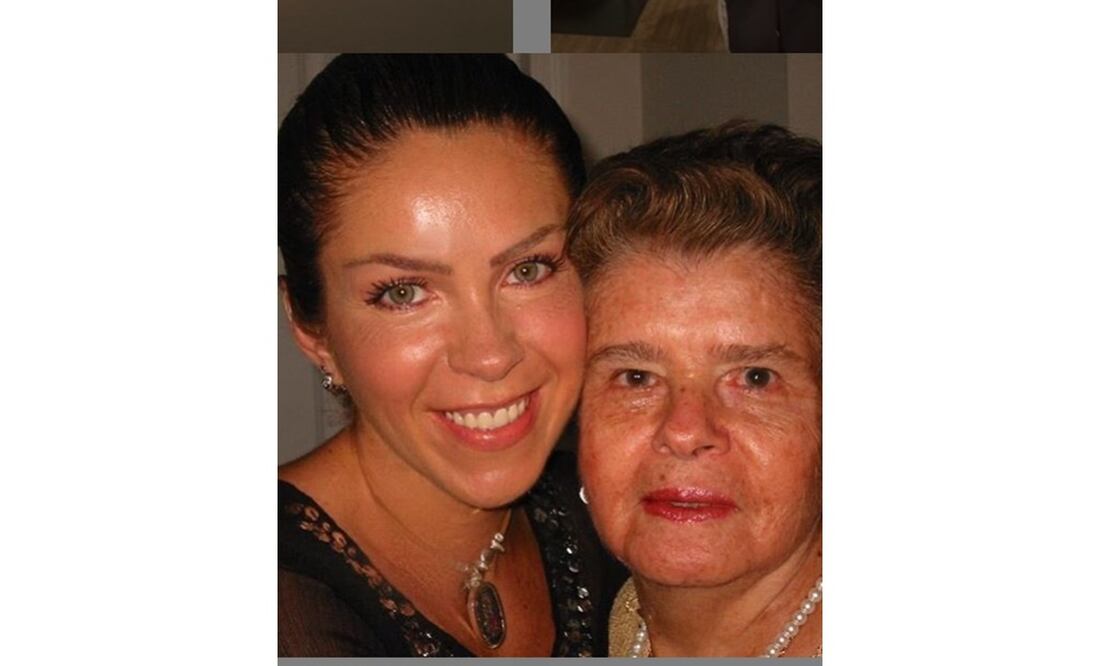 Rocío Sánchez Azuara y su mamá. Foto: Captura Instagram