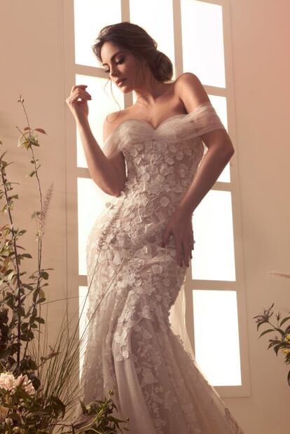 Ximena Navarrete es la nueva imagen de la colección de novias de Benito Santos
