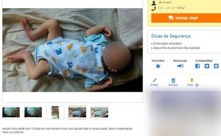 Brasil: Detienen a hombre que intentó vender a su bebé por internet