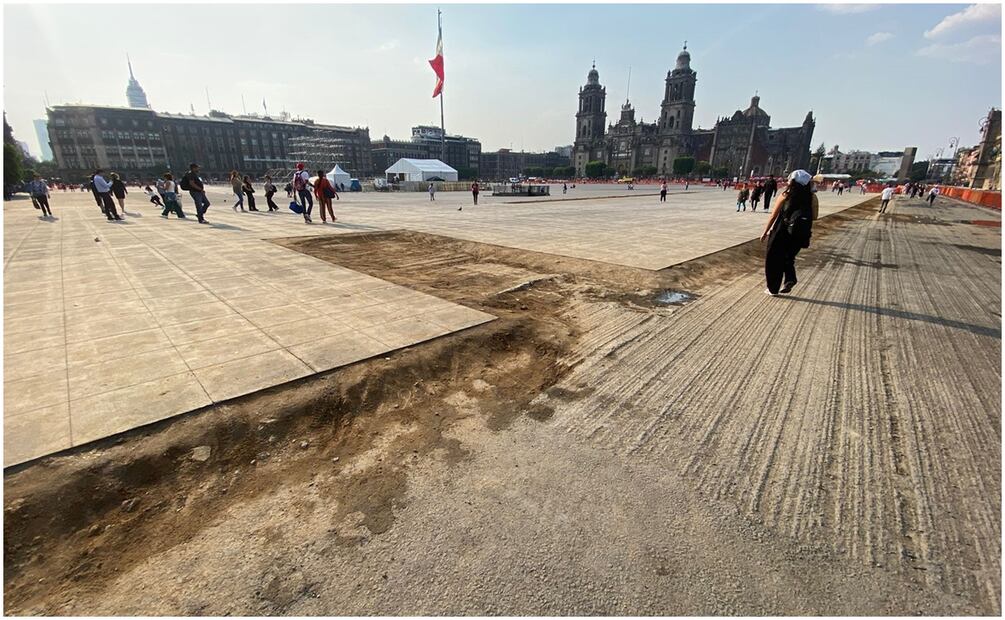 Se incorporará mobiliario urbano, vegetación y jardineras en la Plaza de la Constitución. Foto: Especial