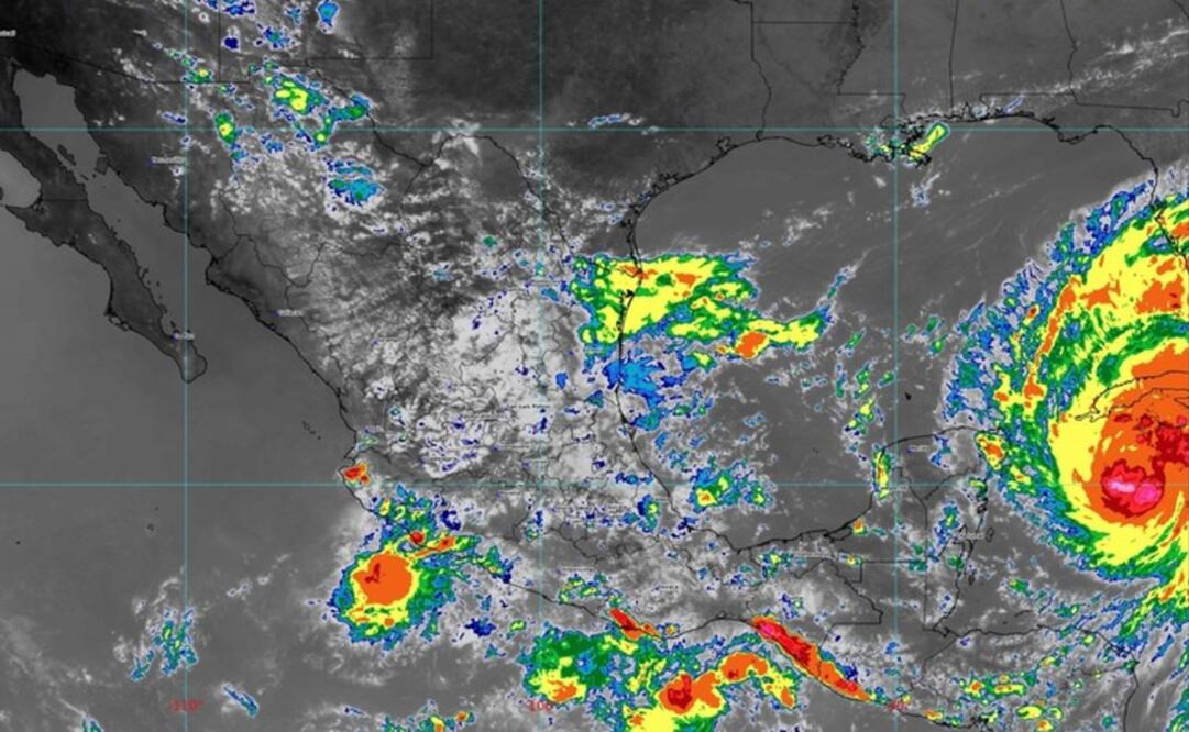 Imagen satelital tomada de Conagua