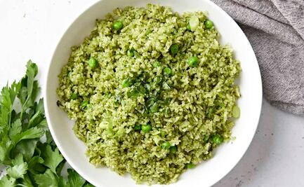 Prepara arroz verde del chef Giuseppe de Pasquale