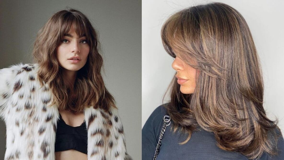 El flequillo cortina es uno de los favoritos del verano / Foto: Pinterest 