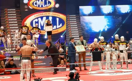 VIDEO: Místico y su emotivo encuentro con Gabriel 'Místico' Pereyra en la Arena México