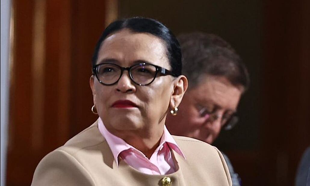 Rosa Icela Rodríguez, titular de la Secretaría de Gobernación (Segob), aseguró que están en la mejor disposición de trabajar con “el nuevo” Poder Judicial, que entra el próximo 1 de septiembre. Foto: Berenice Fregoso/EL UNIVERSAL