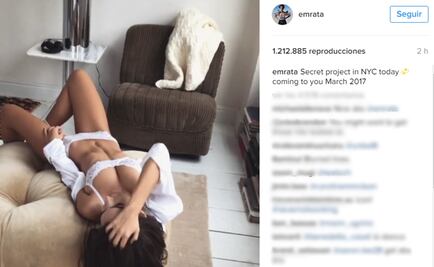 Emily Ratajkowski seduce en lencería