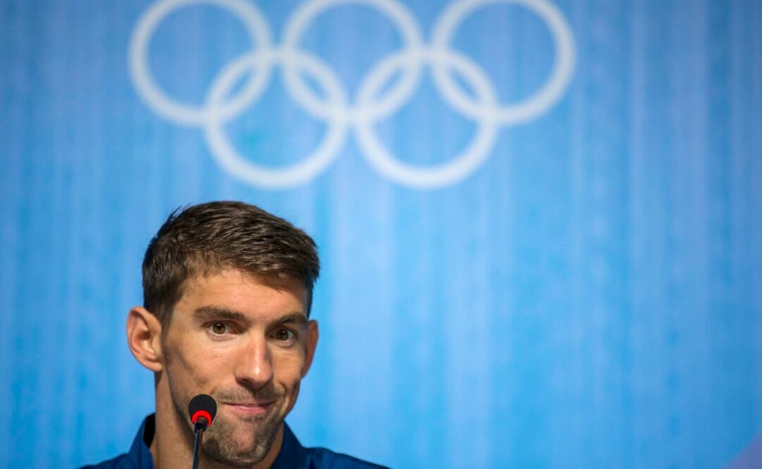 Michael Phelps confesó que admira al tenista Novak Djokovic y ve sus partidos en cada oportunidad que tiene (Foto: EFE)
