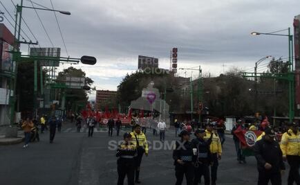 Metrobús opera con circuitos en línea 1 y 3 por manifestantes