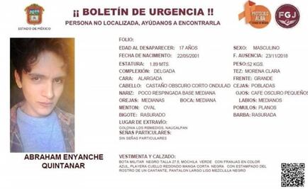 Fiscalía confirma que cuerpo encontrado es el de estudiante de CCH Naucalpan