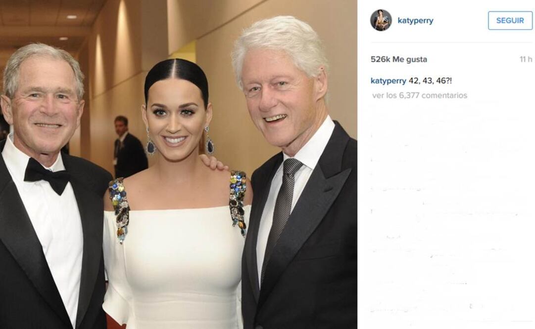 Se encontró con los políticos en una gala benéfica Foto:Instagram