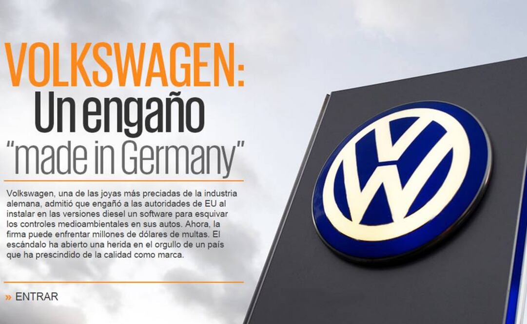 Gráfico. VW, un engaño "made in germany"