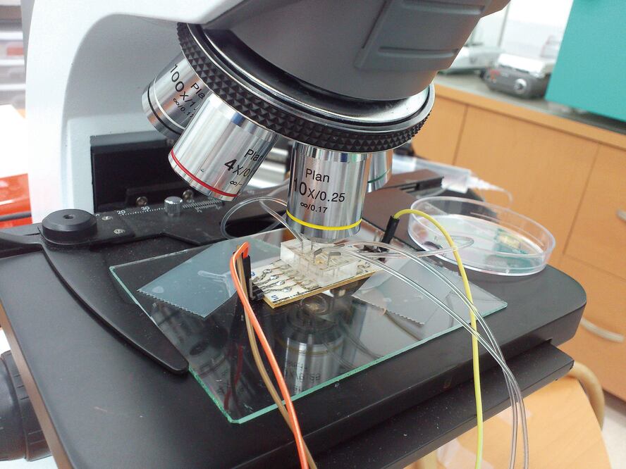 Se podrán efectuar análisis como los que hoy se hacen en un laboratorio común para estudiar sangre y orina, o identificar virus (CORTESÍA DOCTORA OROPEZA)