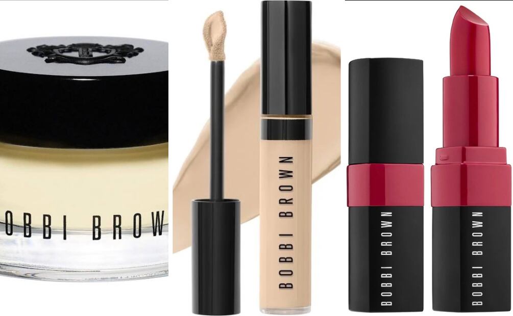 Sus tres productos más vendidos. Foto: Bobbi Brown