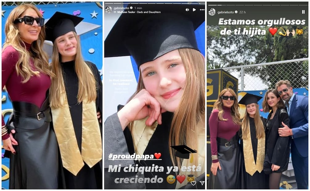 Gabriel Soto presume a su familia y se muestra como un papá orgulloso.