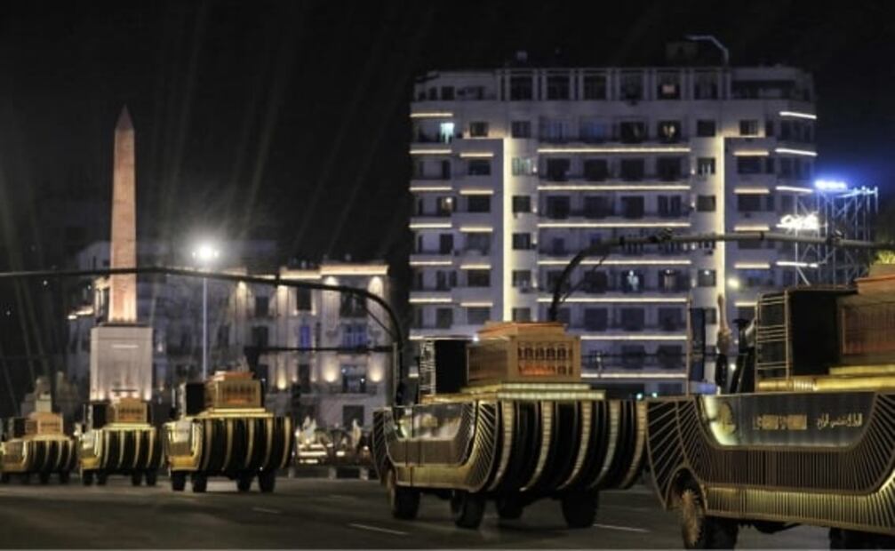 Desde Ramsés II y Hatshepsut: ve aquí en vivo el desfile de momias del Antiguo Egipto