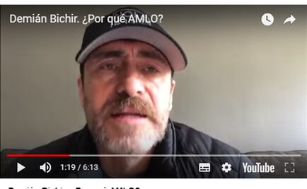 Demián Bichir explica por qué apoyó y respalda aún a AMLO