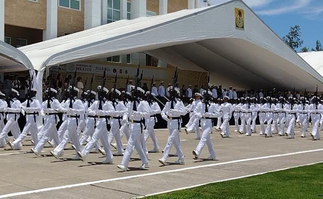 Graduación Heroica Escuela Naval Militar en Veracruz. Foto: Enrique Gómez/EL UNIVERSAL