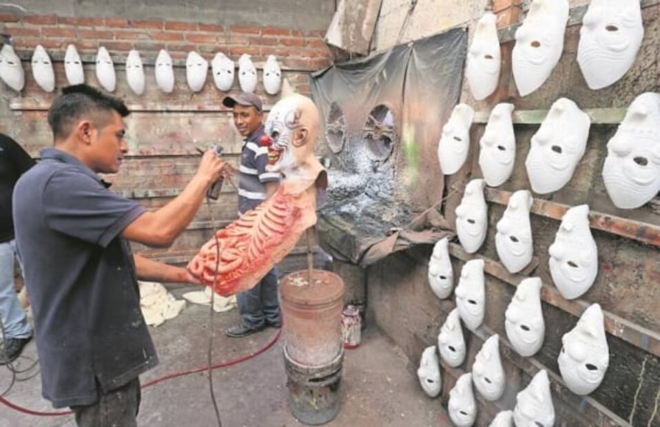 Máscaras de Yehualtepec: a mano, así dan rostro al terror