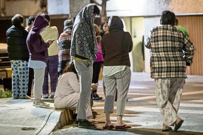 Discrepan por activación de alarma sísmica