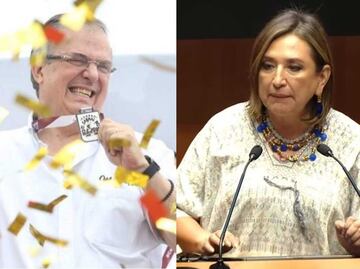 Si Ebrard decide ser candidato independiente podría mandar a Xóchitl al tercer lugar, dice AMLO