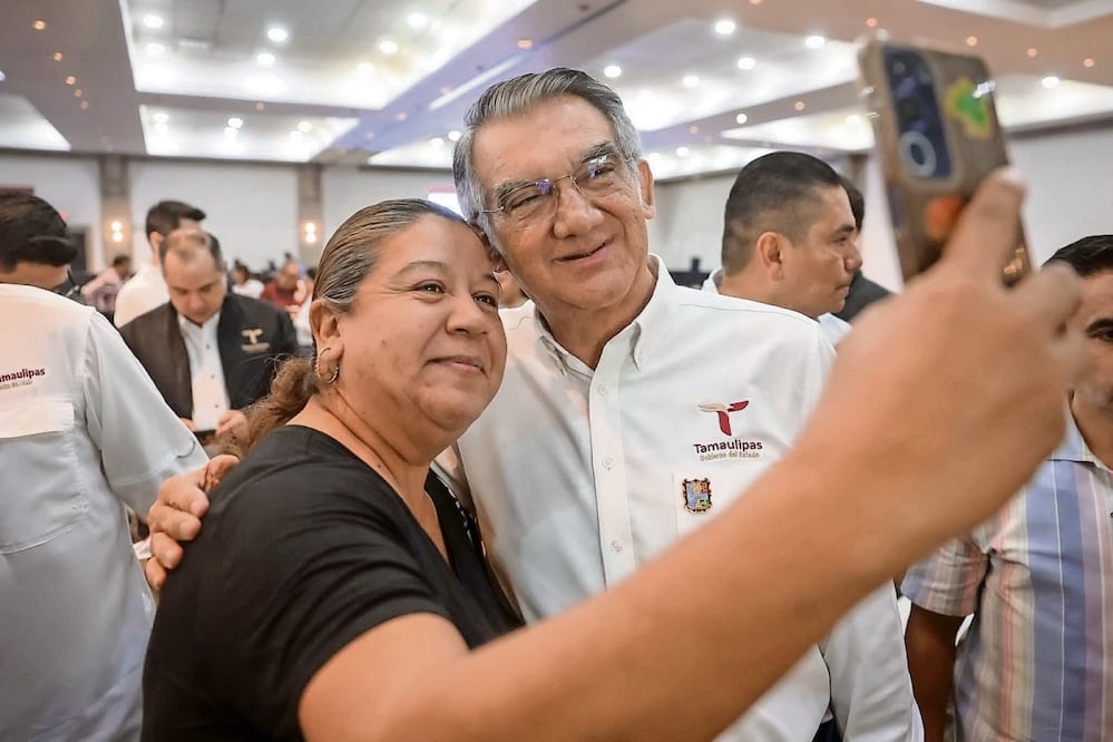 El gobernador Américo Villarreal rendirá su informe el próximo lunes a las 13:00 horas en el Polyforum de Ciudad Victoria. Foto: Especial