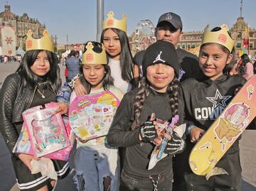 Si los Reyes no llegaron a casa... sí al Zócalo