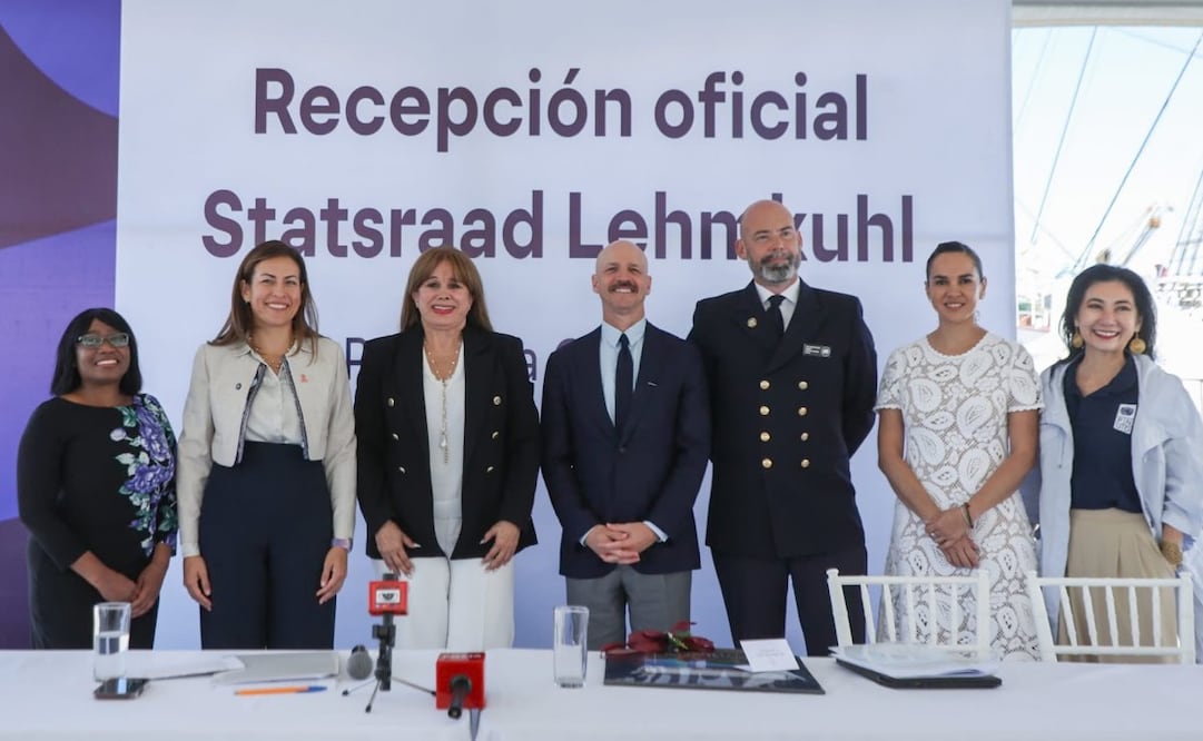 La Paz, Baja California Sur, recibe velero noruego "Statsraad Lehmkuhl"
Foto: Especial.
