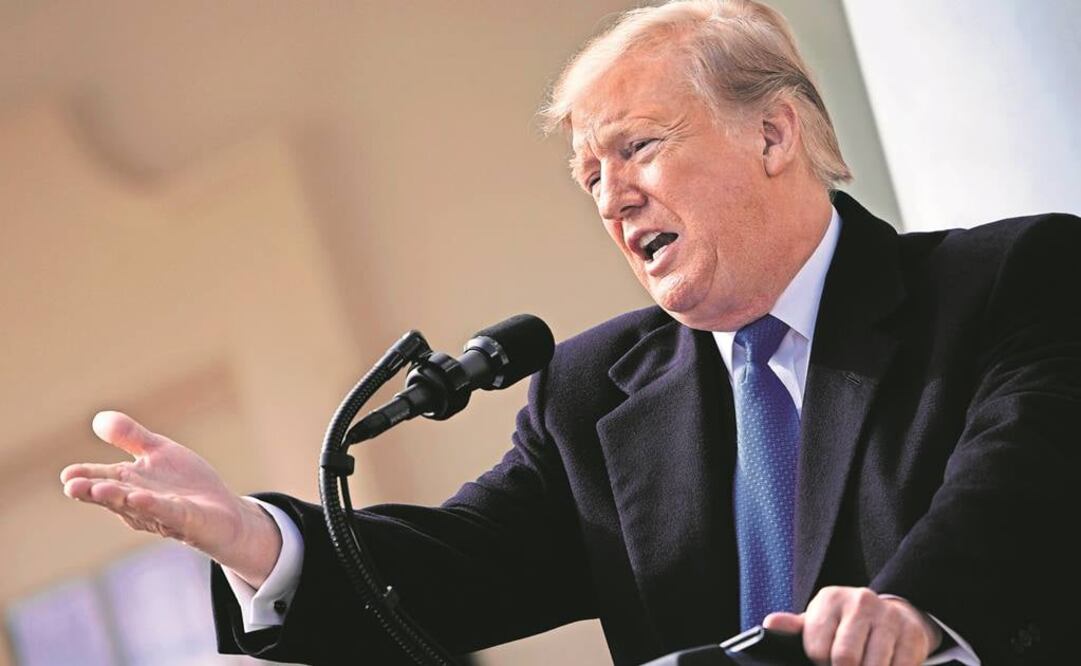 Trump amenazó la semana pasada con aplicar gravámenes a todas las importaciones mexicanas a partir del lunes, comenzando en 5% y aumentando mensualmente hasta  25% (Foto: Archivo / AFP)